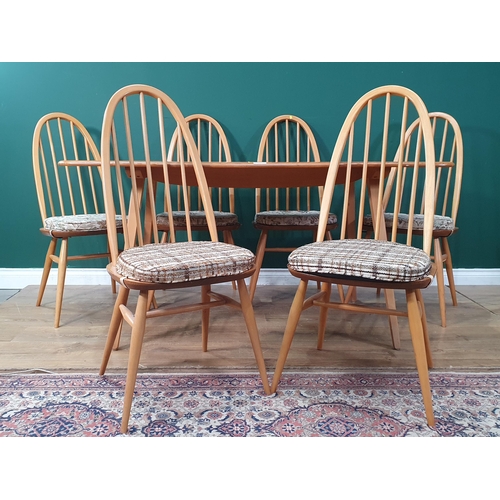 503 - A blonde Ercol Dining Table, 2ft 5