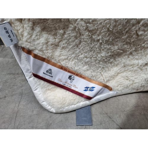 221 - A luxury Llama wool Blanket, 7ft 2in x 7ft 2in