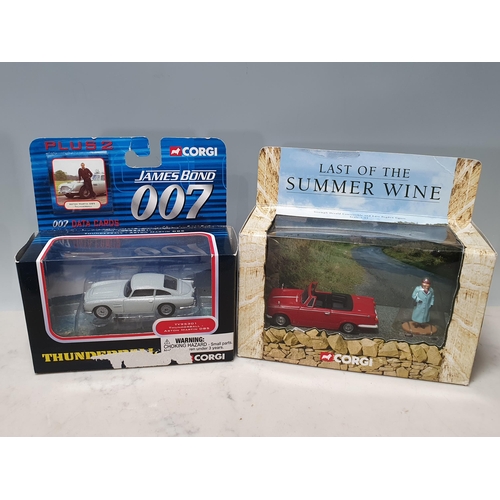 236 - A Box of Diecast Models including, Corgi Last of the Summer Wine, Corgi Fire Heroes, Corgi BBC Docto... 