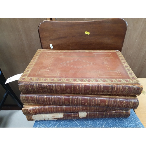 276 - A set of four leather bound volumes of 