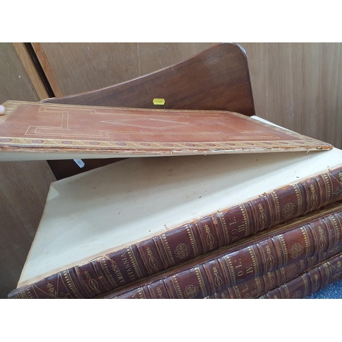 276 - A set of four leather bound volumes of 