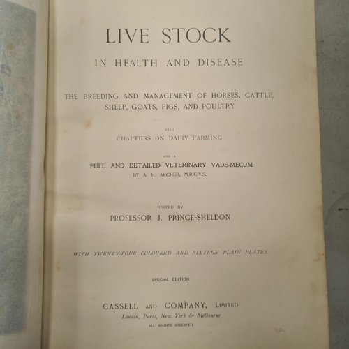 353 - 'Livestock in Health and Disease' including coloured plates, 1 Vol, (R5)