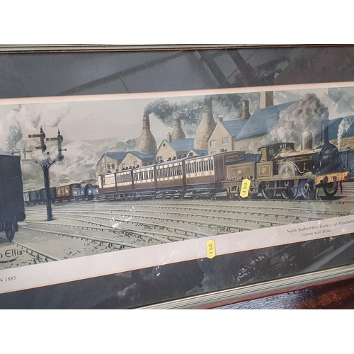 86 - Five Railway Prints and a framed Map of the Southern Railways (R4)