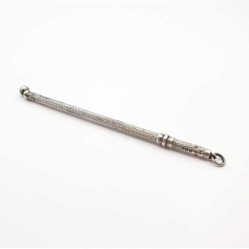 200 - A silver Swizzle Stick