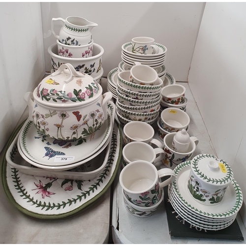 379 - A large quantity of Portmeirion China including Tureen, Dishes, Bowls, Plates, Coffee Cups, Table Ma... 