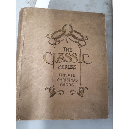 381 - An Album 'The Classic Series' containing various black and white and colour Postcards, including Fir... 