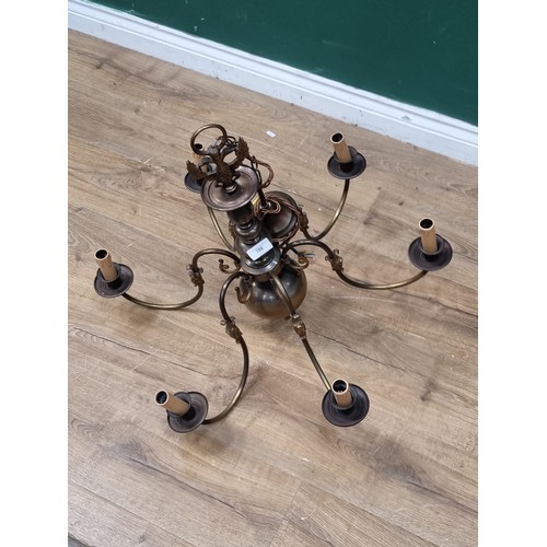 778 - A 20th century Dutch style Chandelier