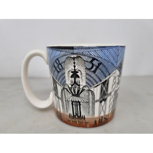 542 - A Wedgwood Barlaston Mug, commemorating 1851 Exhibition, 3in H