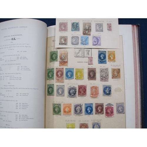 647A - A QV GB and Empire Stamp Collection, principally used, with interest in GB, Western Australia, Tasma... 