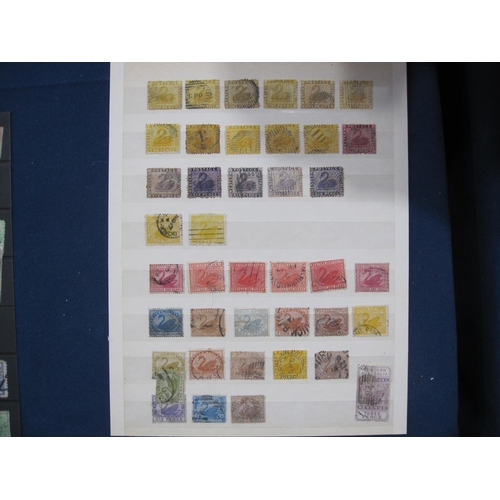 647A - A QV GB and Empire Stamp Collection, principally used, with interest in GB, Western Australia, Tasma... 