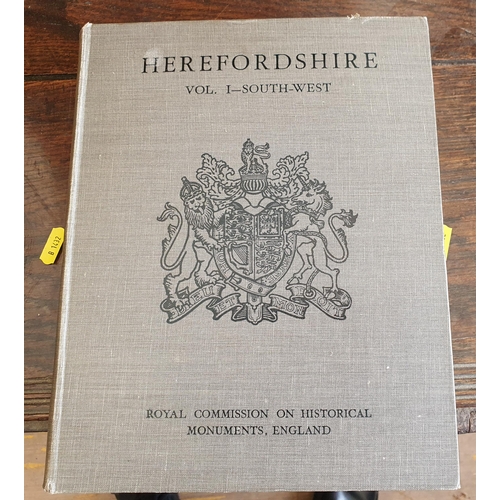 701 - R.C.H.M., Herefordshire in three volumes, pub 1931 and Duncomb John, collections of Herefordshire, p... 