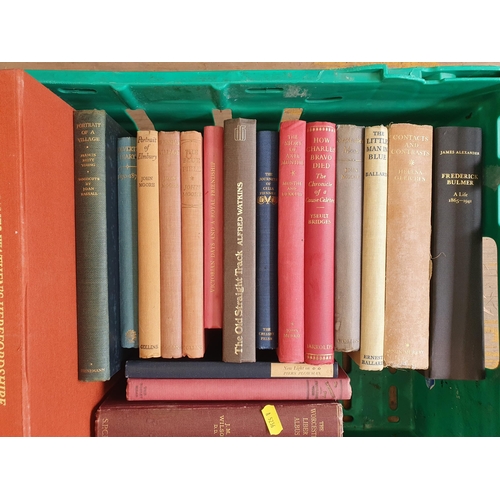 707 - Box of Books, chiefly relating to Herefordshire, including Hereford Cathedral Library, James Wathen,... 