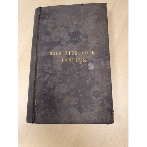 720 - Two bound volumes, Annual Accounts of Stanford Court and Broadway Estates, 1904-1907, and 1923-1927,... 