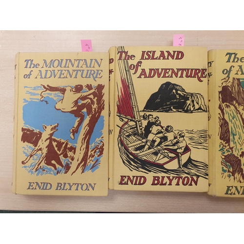 727 - BLYTON Enid, The Circus of Adventure, pub 1952, 1st edit, The Ship of Adventure, 1950, 2nd edit, The... 