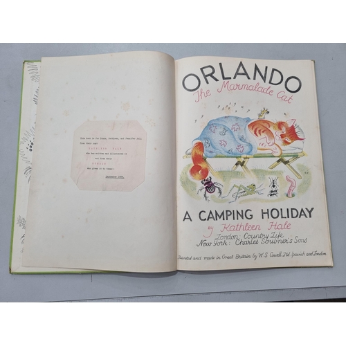 742 - Kathleen Hale, Orlando the Marmalade Cat pub London/New York, presentation made 1938 to Diana, Cathl... 