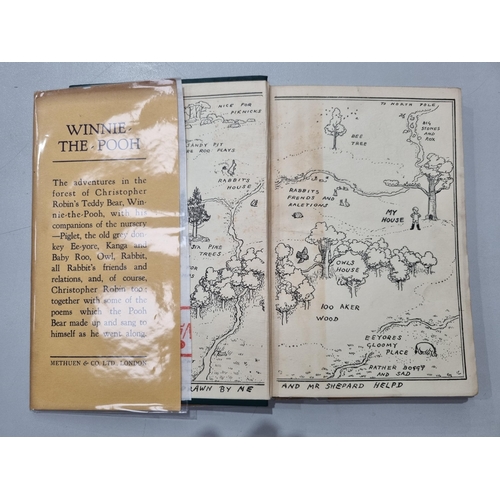 747 - A A MILNE, Winnie-The-Pooh, 1st edition 1926, pub Methuen & Co, and The House At Pooh Corner, 1st ed... 