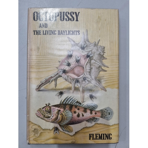 749 - IAN FLEMING, Octopussy and The Living Daylights, pub Jonathan Cape, printed by Ebenezer Bayliss & So... 