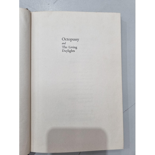 749 - IAN FLEMING, Octopussy and The Living Daylights, pub Jonathan Cape, printed by Ebenezer Bayliss & So... 