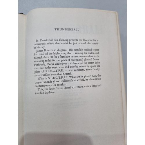 750 - IAN FLEMING, Thunderball, pub Jonathan Cape 1st edition 1961, Gildrose Productions Ltd, no dust wrap... 