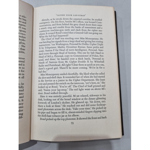 750 - IAN FLEMING, Thunderball, pub Jonathan Cape 1st edition 1961, Gildrose Productions Ltd, no dust wrap... 