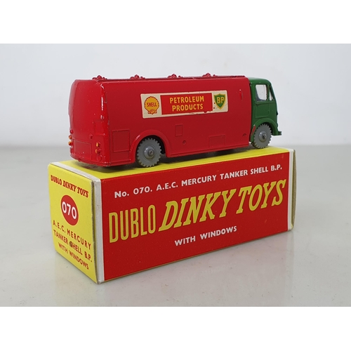 1023 - A boxed Dublo Dinky 070 Mercury Tanker, M, box superb without pricing