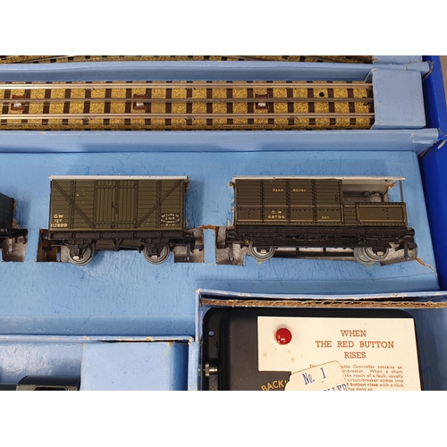 1026 - A boxed Hornby Dublo EDG7 Royal Scot GWR Set, in mint condition, beautiful example of locomotive and... 