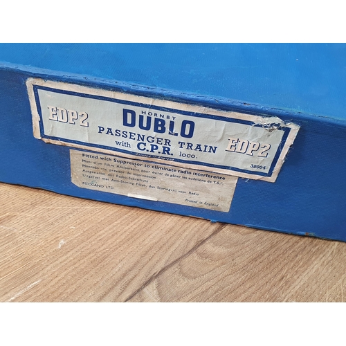 1029 - A boxed Hornby Dublo EDP2 CPR Canadian Passenger Set, this is the arlier version using the Atholl ty... 