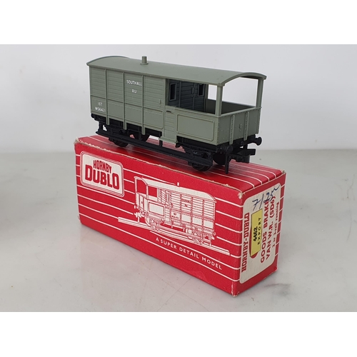 1042 - Three boxed Hornby Dublo Export Wagons including 4462 WR Goods Brake, 4475 12-ton Ventilated Van, 48... 