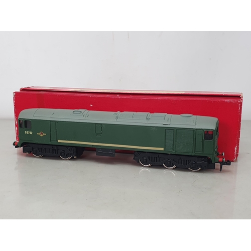 1043 - A boxed Hornby Dublo 2223 Co-Bo diesel Locomotive, M lightly used, box Ex, tape tear to one side, co... 