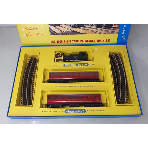 1044 - A boxed Hornby Dublo 2009 0-6-0 Passenger Set in unused condition, superb throughout. Later version ... 