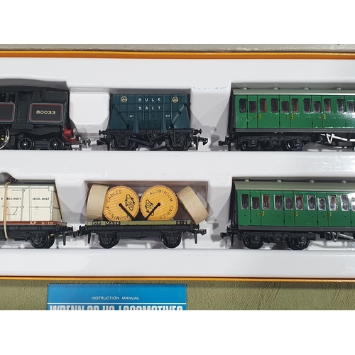 1083 - A boxed Wrenn WPG 300 2-6-4T Goods/Passenger Set, all contents appear unused. No structural damage t... 