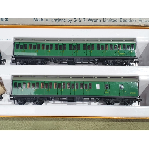 1083 - A boxed Wrenn WPG 300 2-6-4T Goods/Passenger Set, all contents appear unused. No structural damage t... 