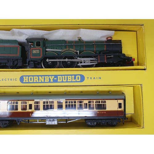 1089 - A boxed Hornby Dublo 2021 Red Dragon Passenger Set, contents appear unused with no signs of any trac... 