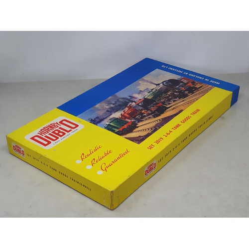 1093 - A boxed Hornby Dublo 2019 2-6-4T Goods Set. First issue with metal couplings, unused in mint conditi... 