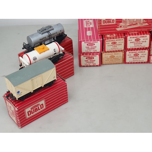 1096 - Fifteen boxed Hornby Dublo 2-rail Wagons, all Nr M-M, boxes VG-Ex, some unused 4657, 2x 4675, 2x 431... 