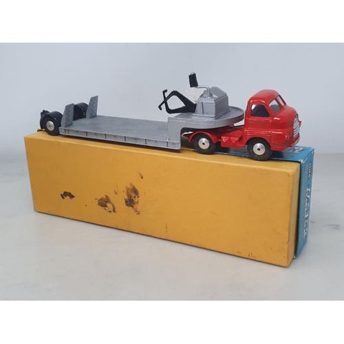 1184 - A boxed Corgi Major No.1104 'Carrimore' detachable axle Machinery Carrier with red cab, Nr M-M, box ... 