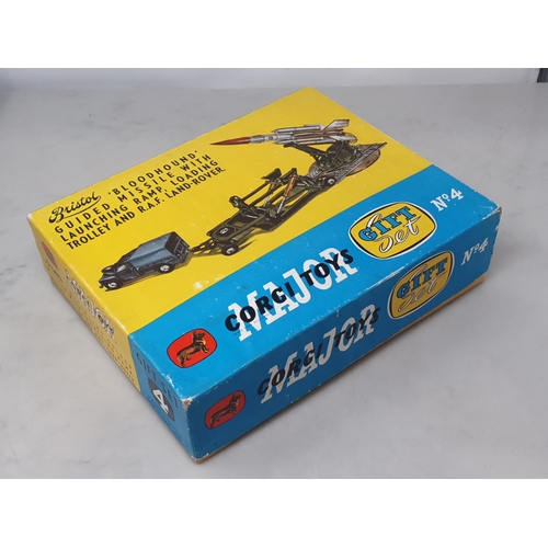 1188 - A boxed Corgi Toys Gift Set No.4 Bristol 'Bloodhound' Guided Missile with launching ramp, loading tr... 