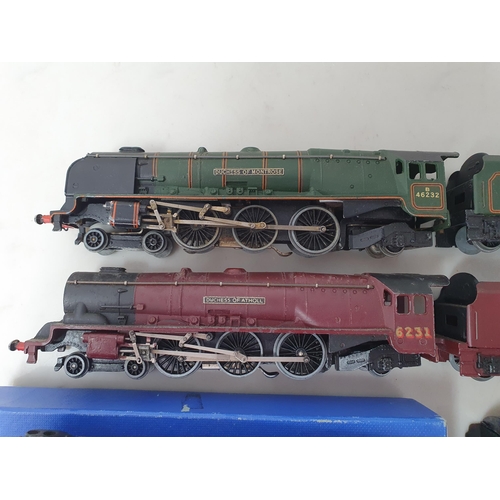 1197 - Five Hornby Dublo Locomotives including L11 'Mallard' (locomotive only boxed), matt 'Duchess of Mont... 