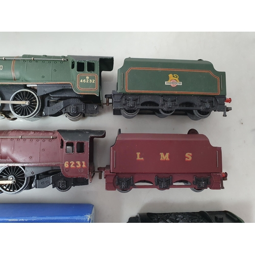 1197 - Five Hornby Dublo Locomotives including L11 'Mallard' (locomotive only boxed), matt 'Duchess of Mont... 