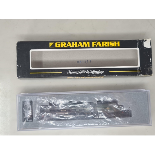 1208 - A boxed Graham Farish N gauge Royal Scot Class Locomotive 'Royal Air Force' in BR green late crest l... 
