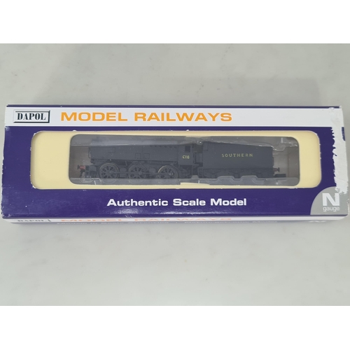 1212 - A boxed Dapol N gauge Q1 Class Locomotive in Southern Region black livery