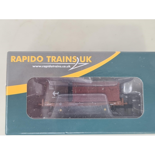 1220 - Three boxed Rapido Trains N gauge 'Conflat P' Wagons Triple Packs and two boxed 'Conflat P' Wagons