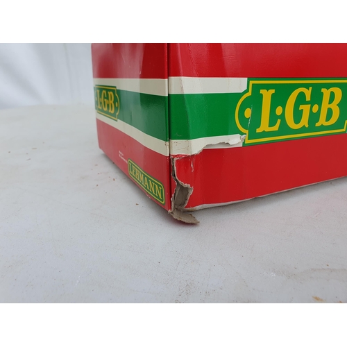 1233 - A boxed L.G.B. No.2066 G Gauge Wismar Rail Pig Snout Locomotive