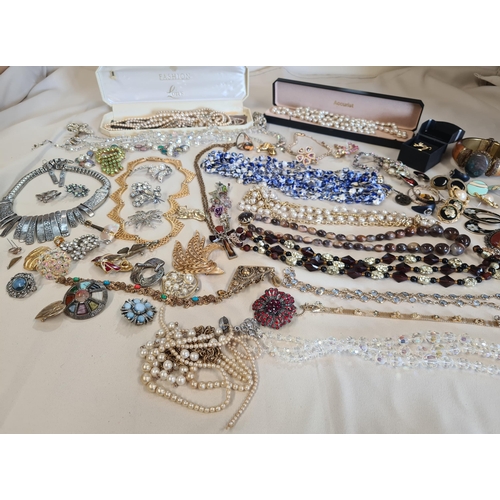 203 - A Large Collection of Costume Jewellery