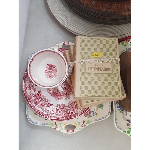 268 - A small selection of transfer printed Teaware, two Mason's Regency Platters, a pair of Children's wo... 