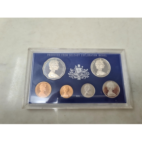 99 - A Set of six Australian Proof Coins, 1980, and two United States five coin Proof Sets, 1992