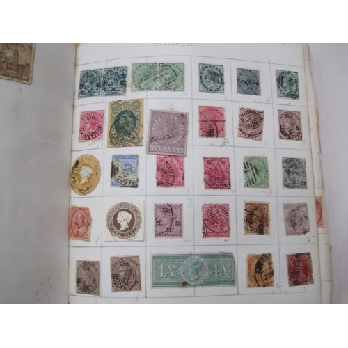 401 - An Album of All World Stamps, all used, c 1860- c 1914, with interest in Italy, Japan, China, Austri... 