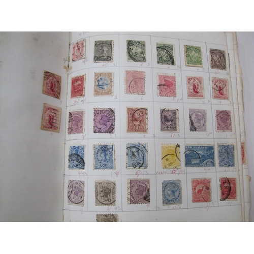 401 - An Album of All World Stamps, all used, c 1860- c 1914, with interest in Italy, Japan, China, Austri... 