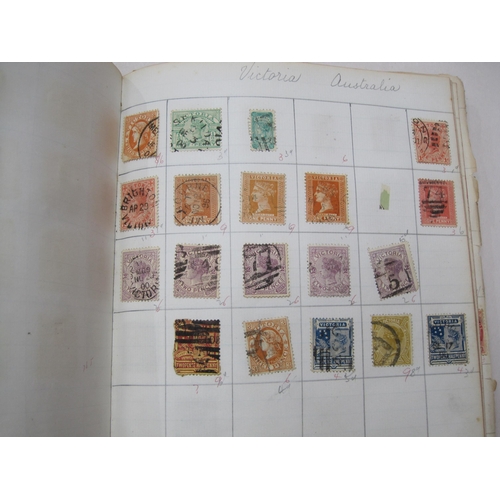 401 - An Album of All World Stamps, all used, c 1860- c 1914, with interest in Italy, Japan, China, Austri... 