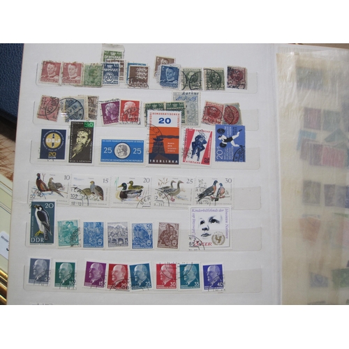 403 - A GB Stamp Collection c.1960-1980 , mint/used, contained in a blue stock album; together with variou... 